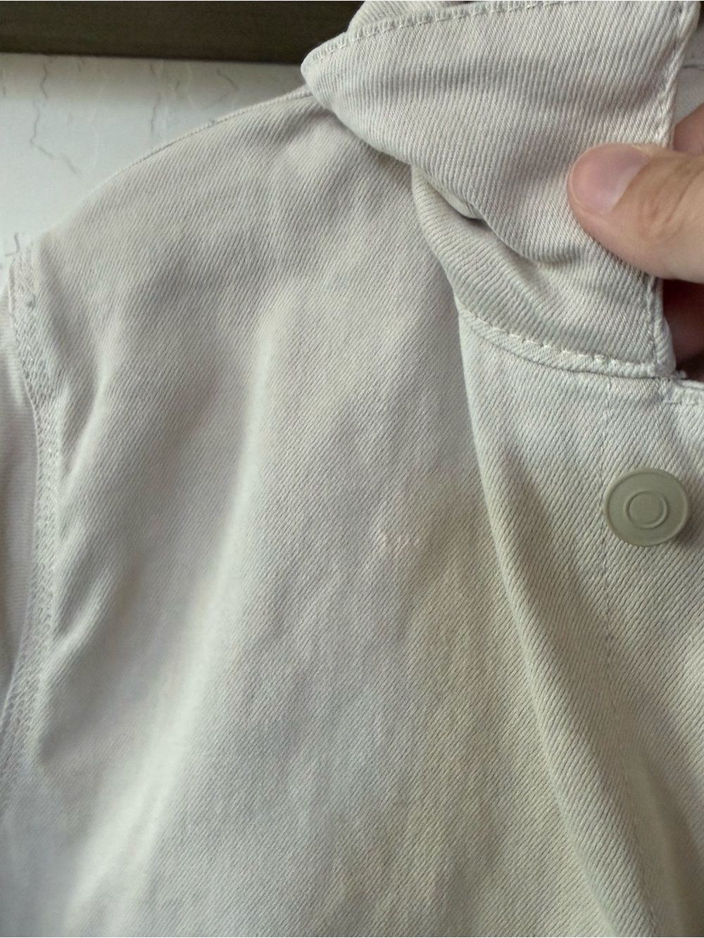 Zara|Canvas denim chore jacket in Off-White ,Workwear Shirt Jacket/anorak•LARGE - Picture 16 of 16